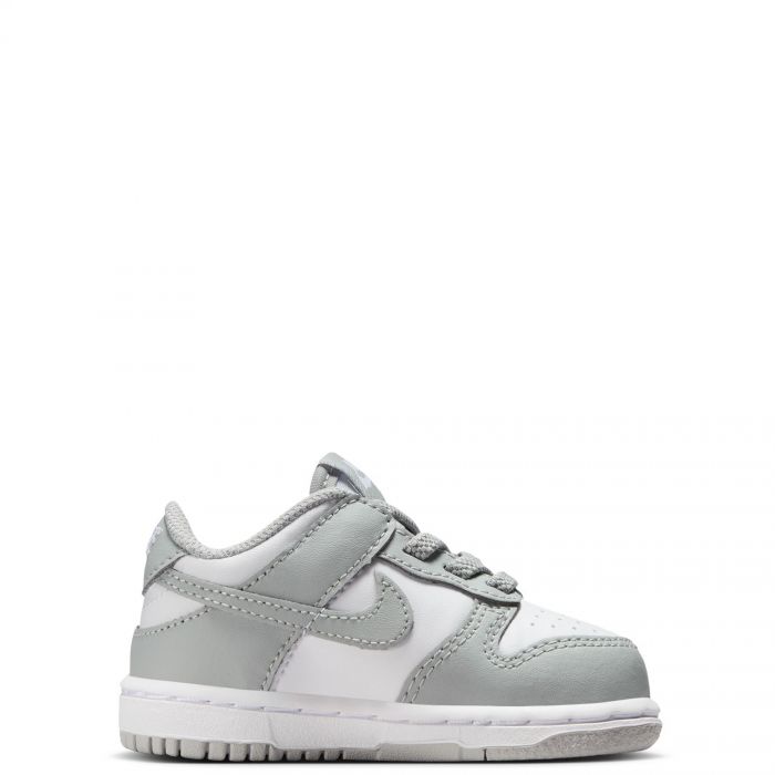 Toddler Nike Dunk Low White/Lt Smoke Grey-White