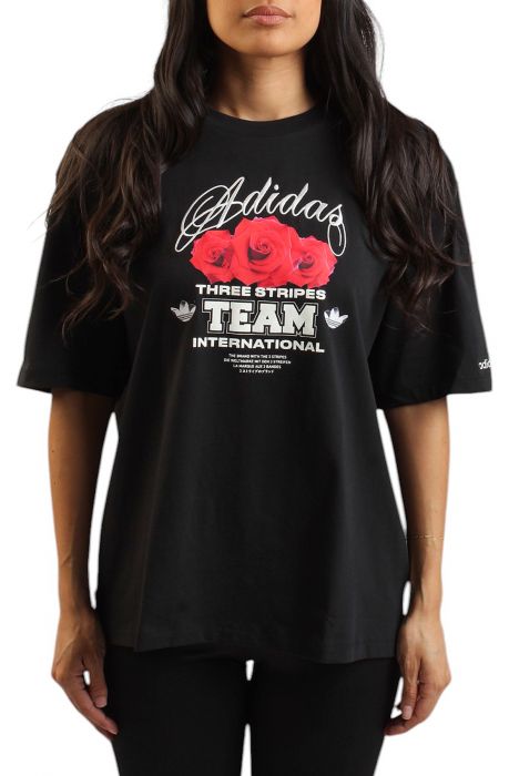 Trefoil Series Flower Loose T-S Black