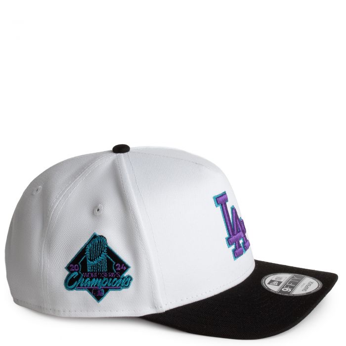 MLB Los Angeles Dodgers 9FIFTY A-Frame Snapback  Off-white/Grape