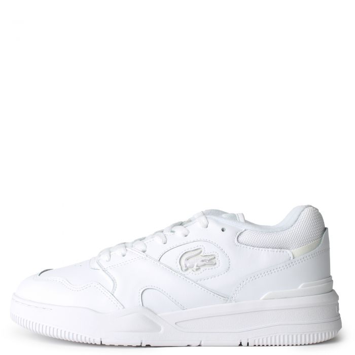 Lineshot Leather Sneakers White