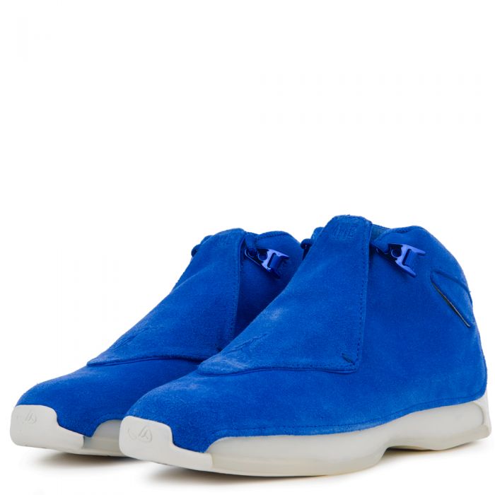 AIR JORDAN 18 RETRO  RACER BLUE/RACER BLUE-SAIL