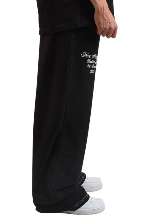 TRUE RELIGION French Terry Baggy Sweat Pant 109388-BLK - Shiekh TRUE RELIGION French Terry Baggy Sweat Pant 109388-BLK - Shiekh