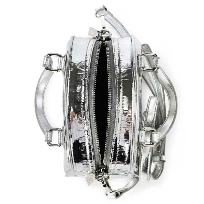 Von Dutch Reflective Bowling Bag  Silver