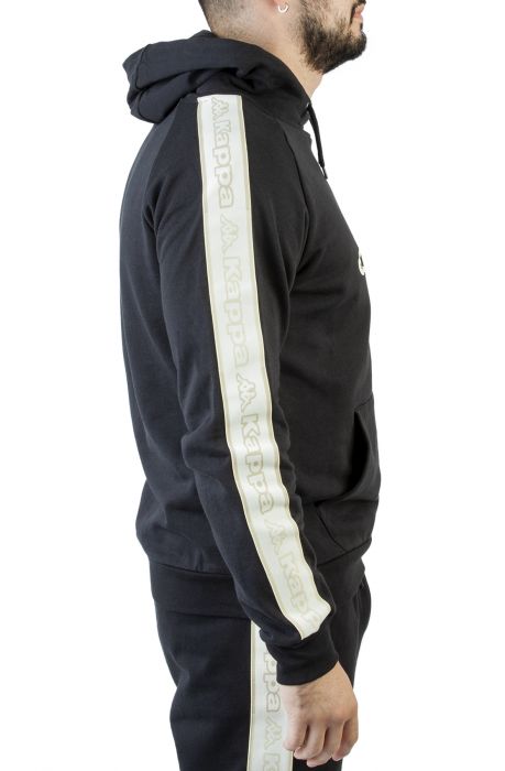 Logo Tape Apet 2 Hoodie Black-Beige-Black Smoke