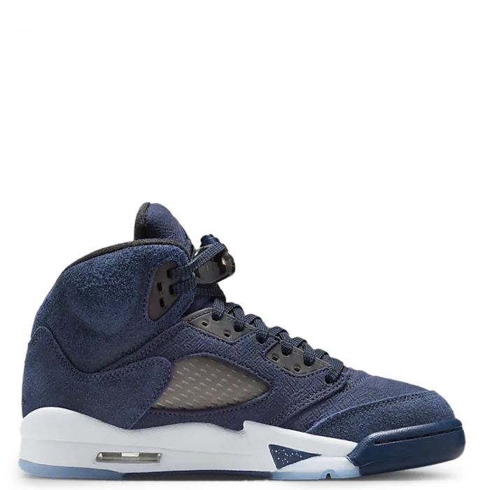 Grade School Air Jordan 5 Retro SE Midnight Navy/Black-Football Grey