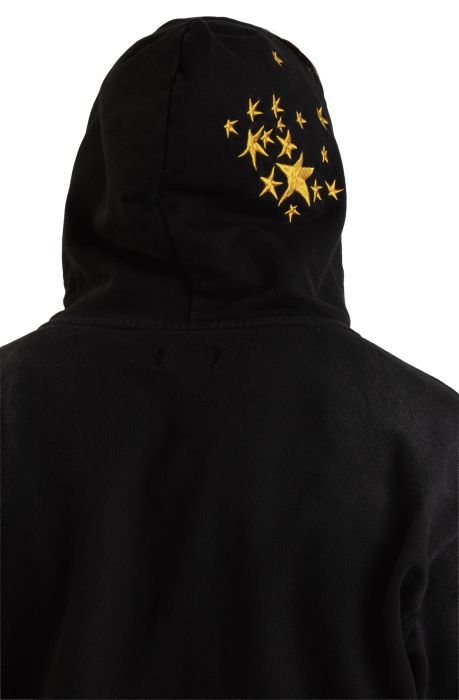 Galaxy Arc Zip Hoodie  Pirate Black