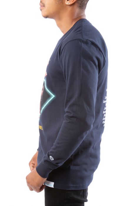 Highway To Hell Long Sleeve Tee Navy