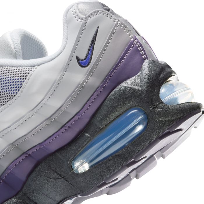 Grade-School Air Max 95 Photon Dust/Sapphire-Dark Raisin