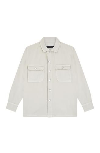 Reyner Overshirt- Bone White  Bone