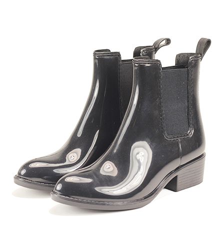 JEFFREY CAMPBELL Jeffrey Campbell Stormy Black Rain Boot STORMY BLACK Shiekh