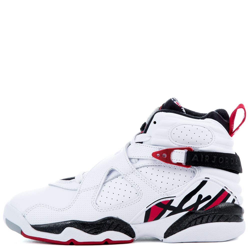 AIR JORDAN 8 RETRO (GS) WHITE/GYM RED-BLACK-WOLF GREY