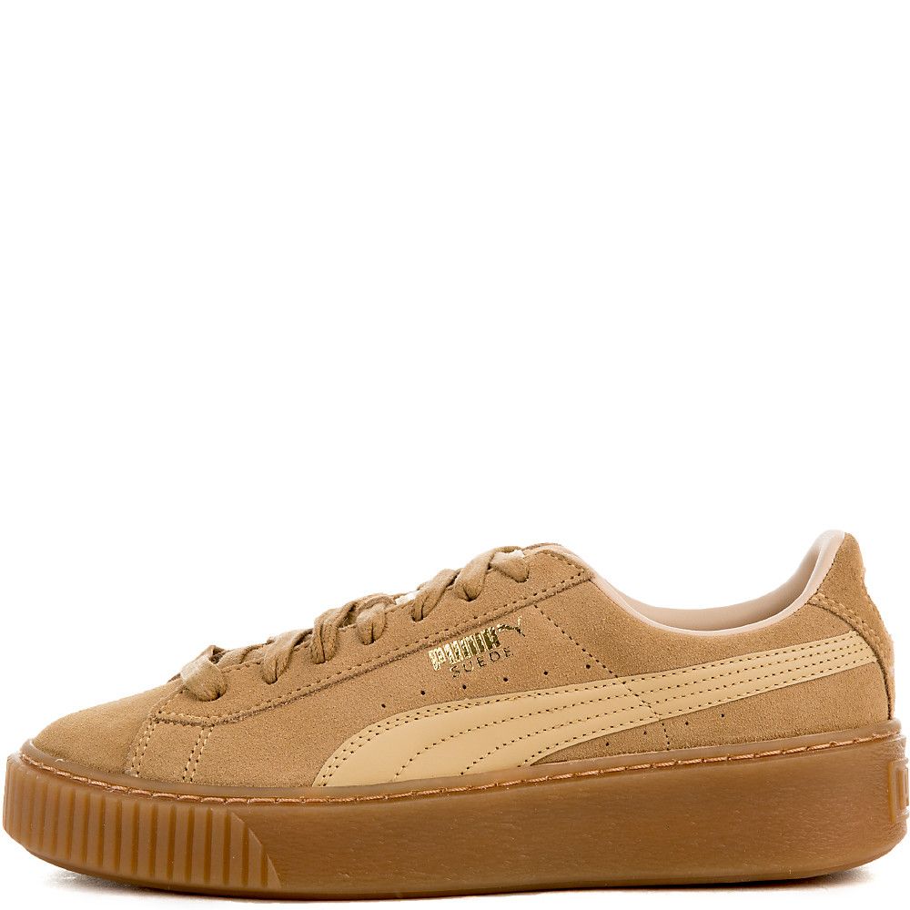 puma suede platform core beige