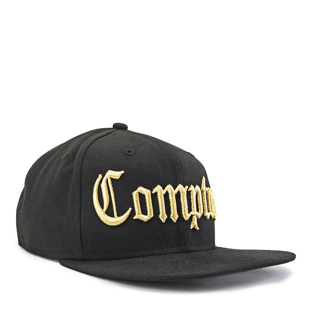New Era Caps Black / Gold compton Snapback | Shiekh.com