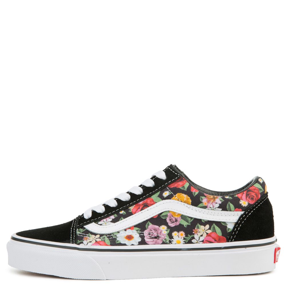 vans old skool flowers