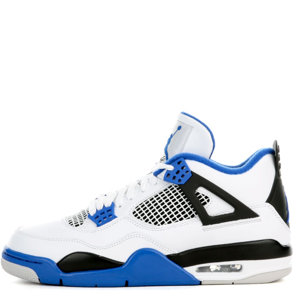 AIR JORDAN 4 RETRO WHITE/GAME ROYALBLACK