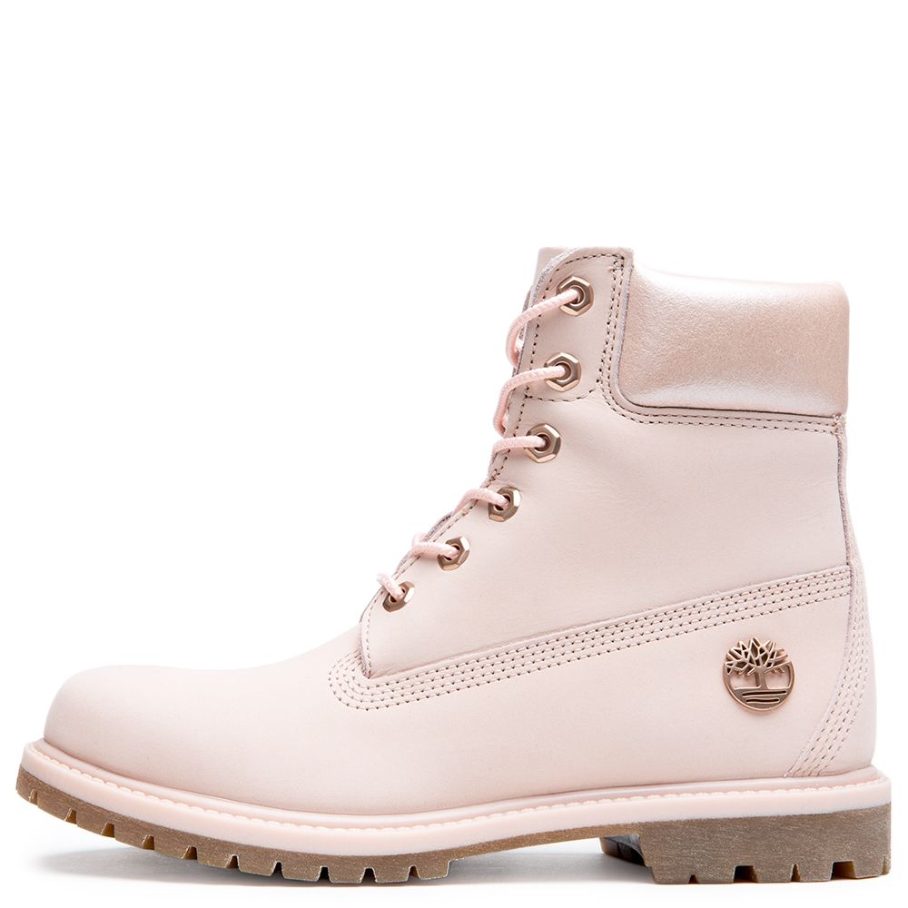 WOMEN'S TIMBERLAND 6 INCH PREMIUM ICON BOOT LIGHT PINK NUBUCK Shoes