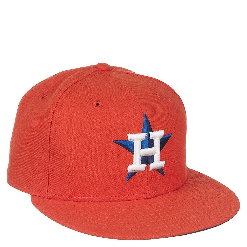 New Era Houston Astros Orange Fitted Cap | Shiekh Shoes
