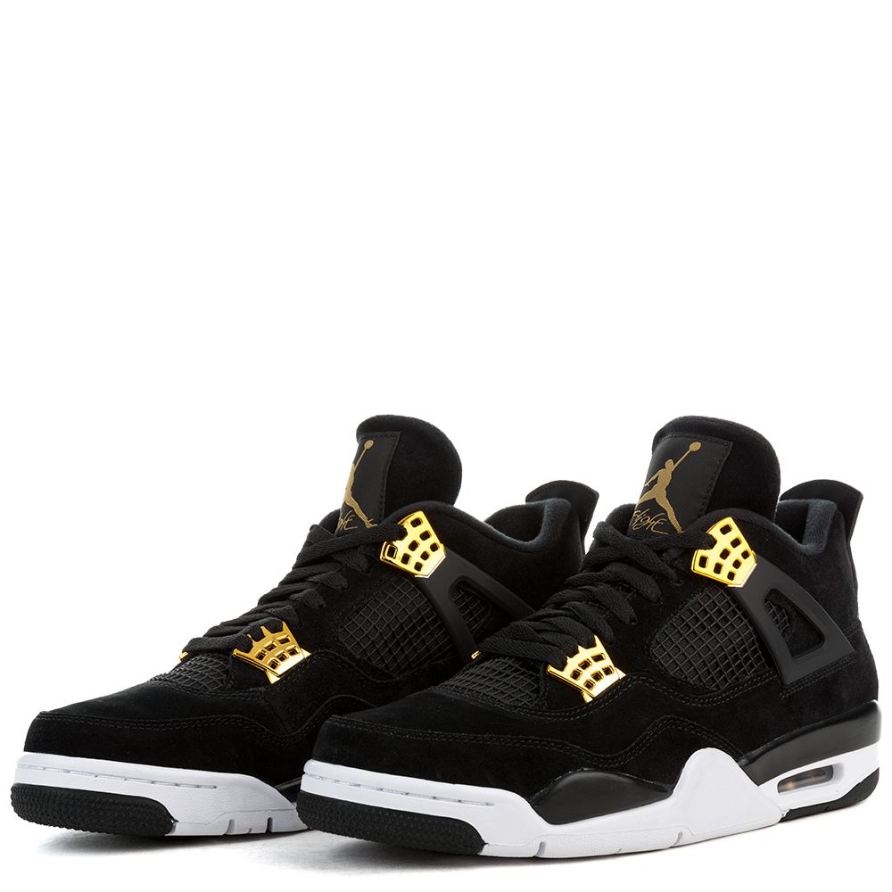 jordan 4 retro white and gold women's shoe