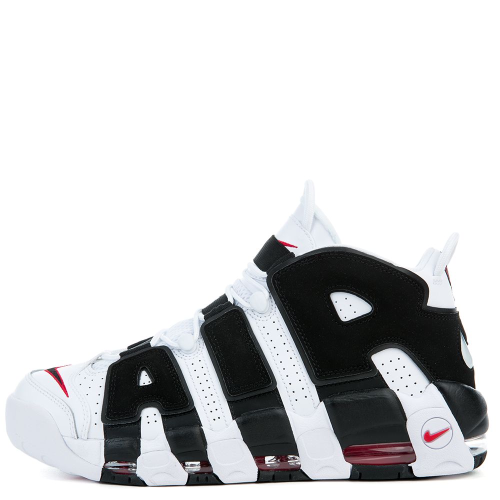 Nike Air More Uptempo White/Black-Varsity Red