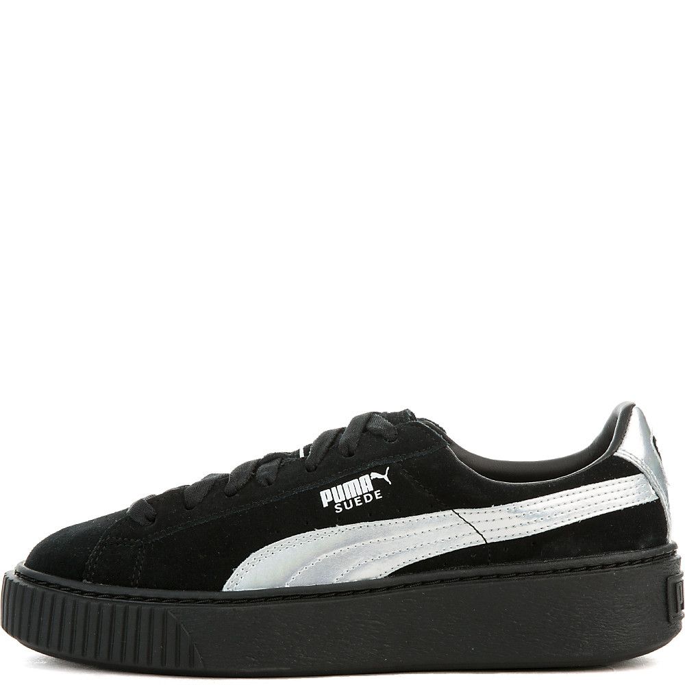 puma suede platform black puma suede platform black