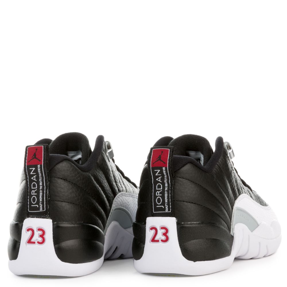 jordan 12 low red black