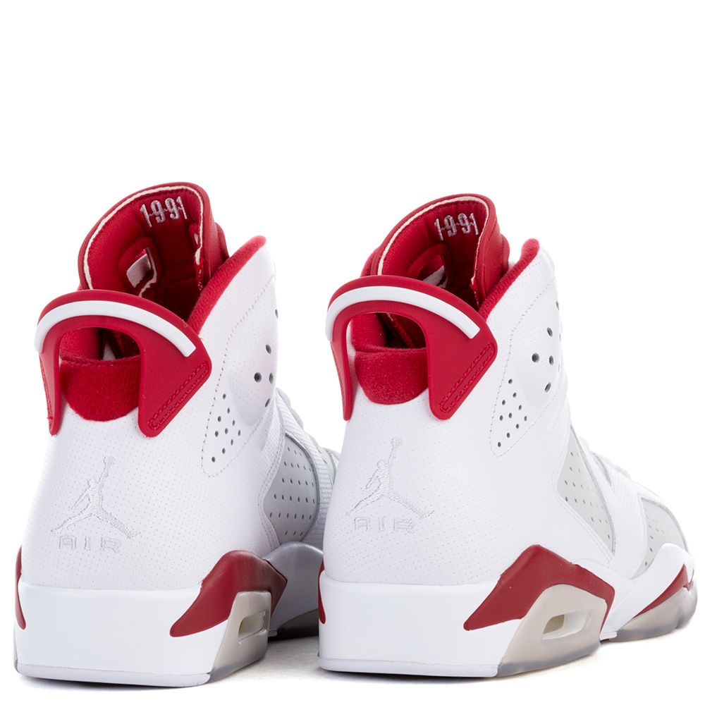 jordan 6 retro white and red