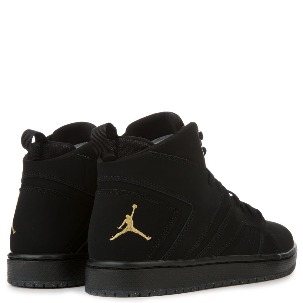 MEN'S AIR JORDAN FLIGHT LEGEND BLACK/METALLIC GOLD