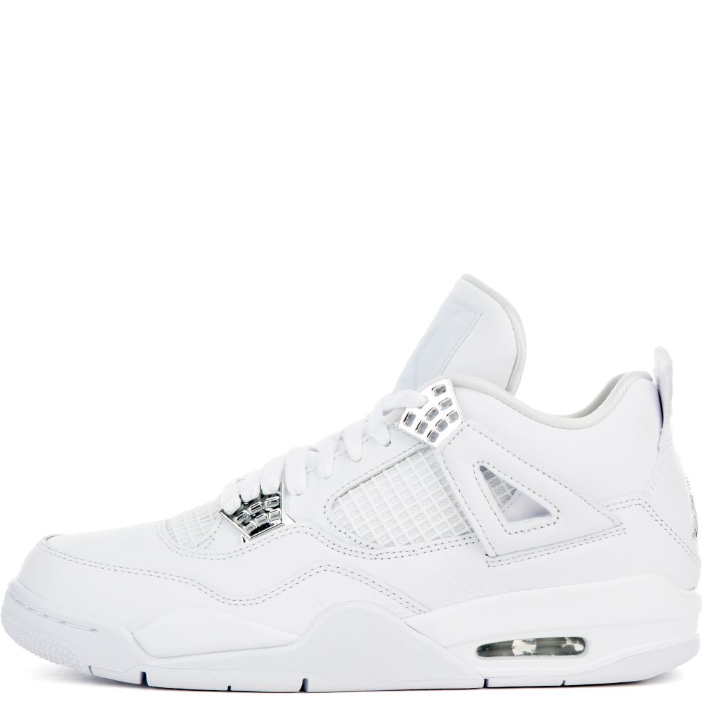 nike air jordan 4 white silver