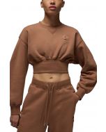 Cropped Sweatshirt Archaeo Brown