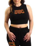 USC Knit Top  Black