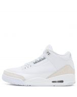 Air Jordan 3 Retro "Pure Money"  White/Metallic Silver-White