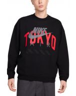 Tokyo Fleece Crew Neck Sweatshirt  BLACK/UNIVERSITY RED/WHITE
