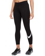 Sportswear Essential Mid-Rise Swoosh Leggings Black/White