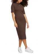 Sportswear Essential Tight Midi Dress Baroque Brown/Sail