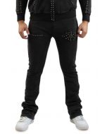 METAL 385GSM FLARE JOGGER BLACK | BLK