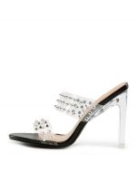 Alder-8 Studded High Heel Black PU