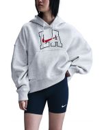 Phoenix Fleece Over-Oversized Hoodie Birch Heather/Midnight Navy