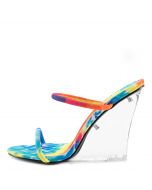 Static Wedge Heels Multi