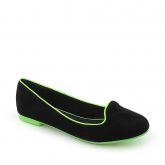 Black Velvet/Neon Green