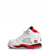 White/Fire Red-Black