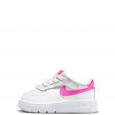 White/Laser Fuchsia