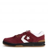 Burgundy/White