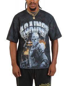 Hockey Mask Ice Warrior T-Shirt  Black