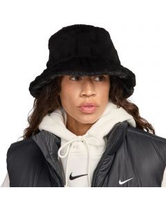 Apex Faux Fur Bucket Hat Black