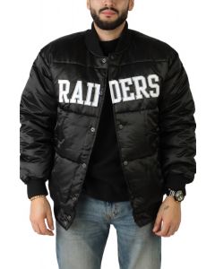 Raiders Puffer Jacket Black