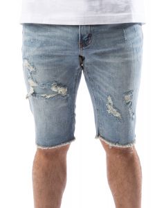 Asher Denim Shorts Light Blue Denim