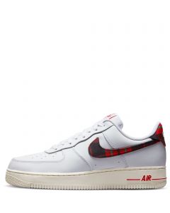 🔥🔥 New Nike Air Force 1 '07 LV8 Reflective Crimson Black Shoes Men's Size  🔥🔥