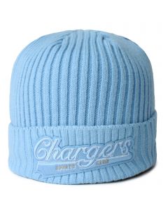 Los Angeles Chargers Script Beanie  University Blue