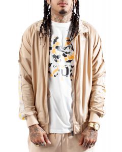 222 Banda Dullo 2 Track Jacket Beige Irish-Beige Almond-Yellow Banana-White Bright