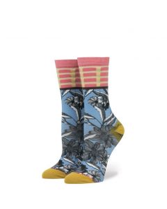 Stance Newspaper Flowers Blue